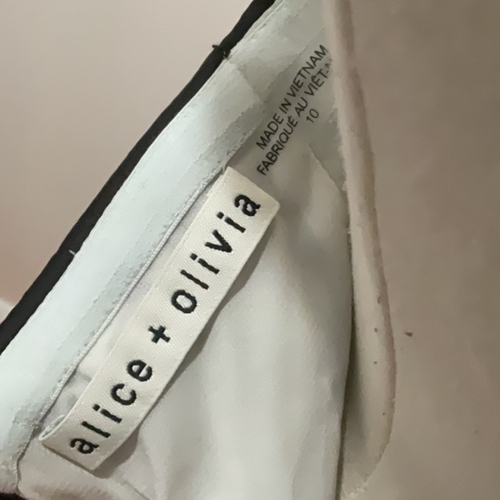 Alice + Olivia Theda Strapless Hi Lo Mini Dress, Size: 10 - Picture 12 of 13